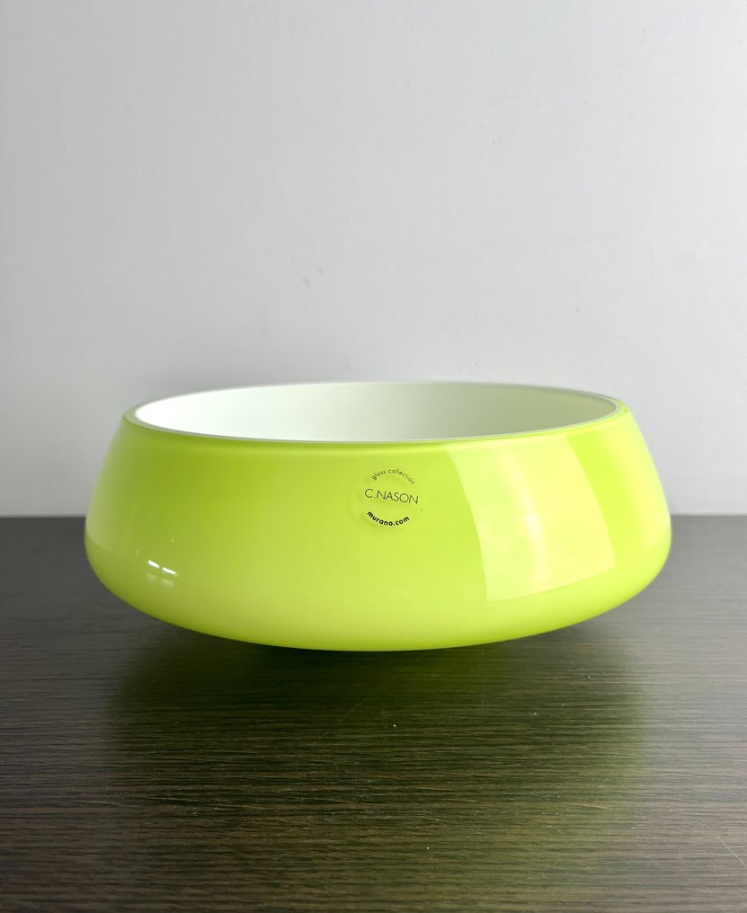 Murano.com - Carlo Nason - Centrepiece - 24 cm - N02 C24 VB OPALINO  - Glass #1.0