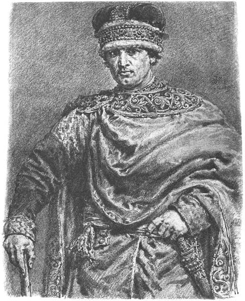 Πολωνία. Vladislaus II the Exile (1138-1146). Denar (ND) 1138-1146 "Prince with a sword", type with the letter "S" #2.1