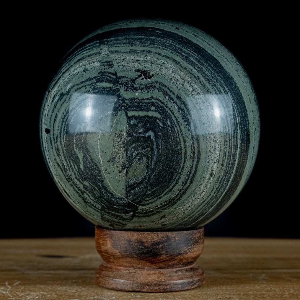 Very Decorative Stripe Kambaba Sphere- 4706.44 g #1.1