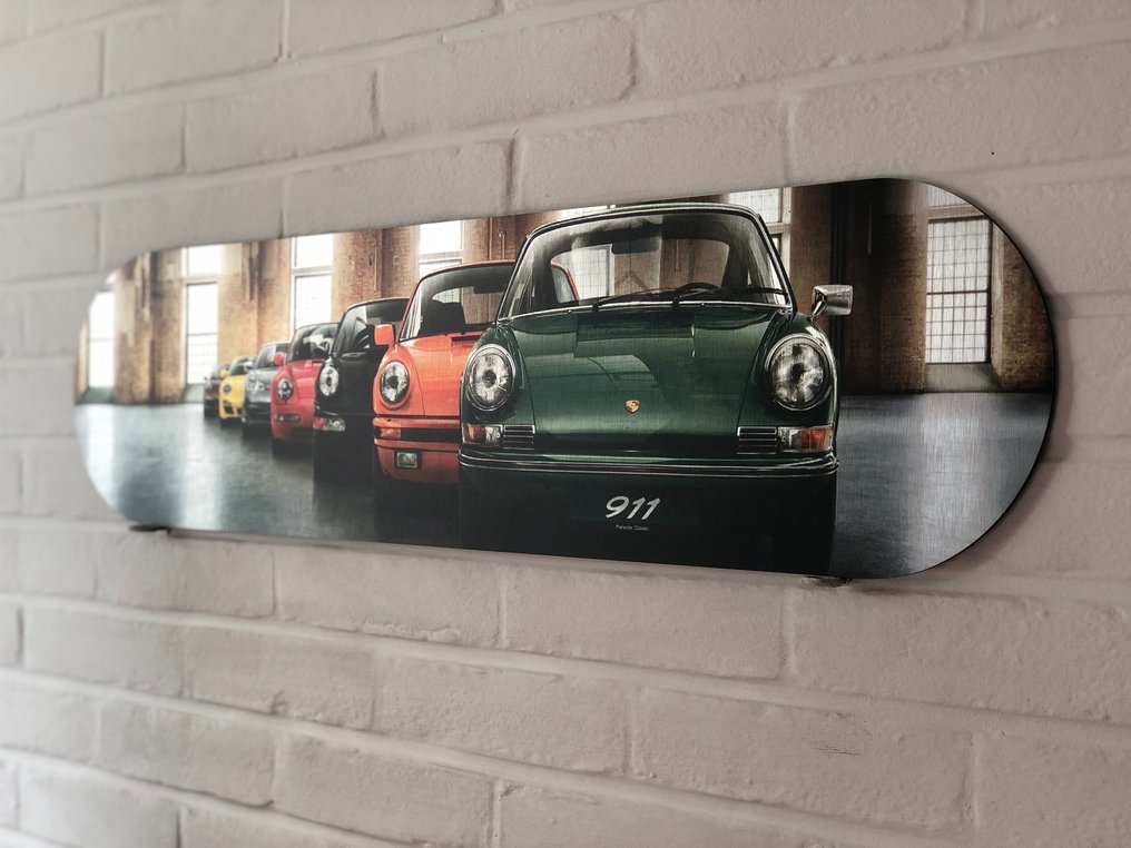 保时捷911演变广告印刷铝材 - Porsche #1.0