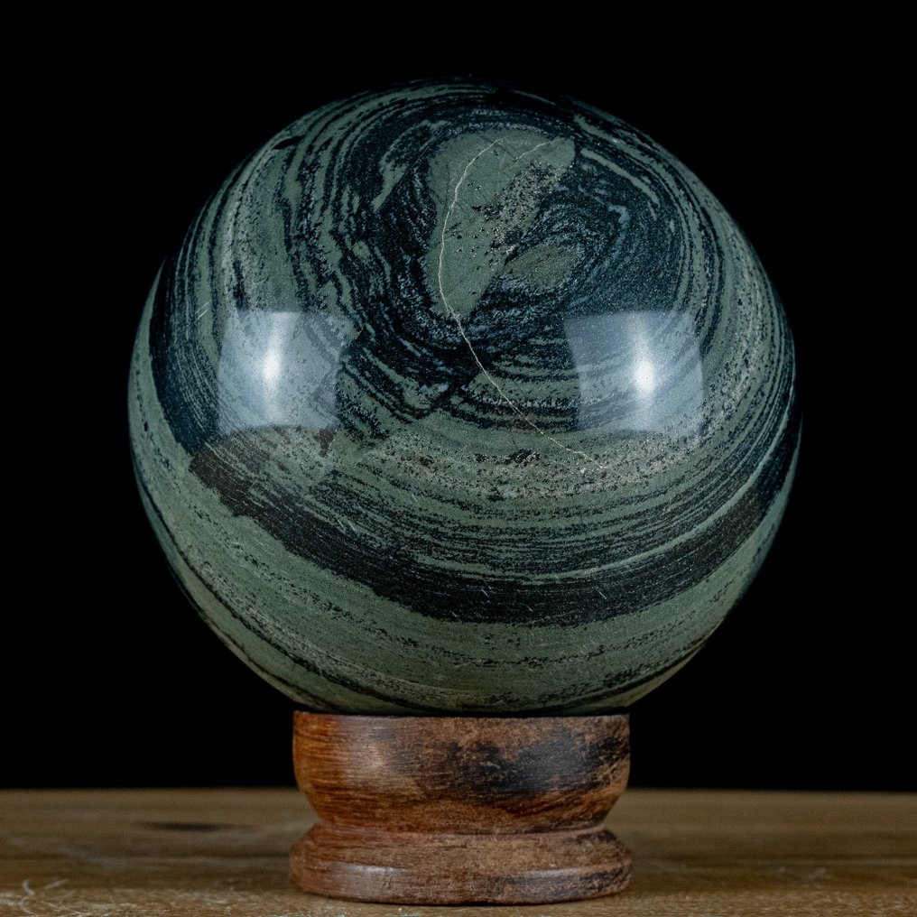 Very Decorative Stripe Kambaba Sphere- 4706.44 g #1.2