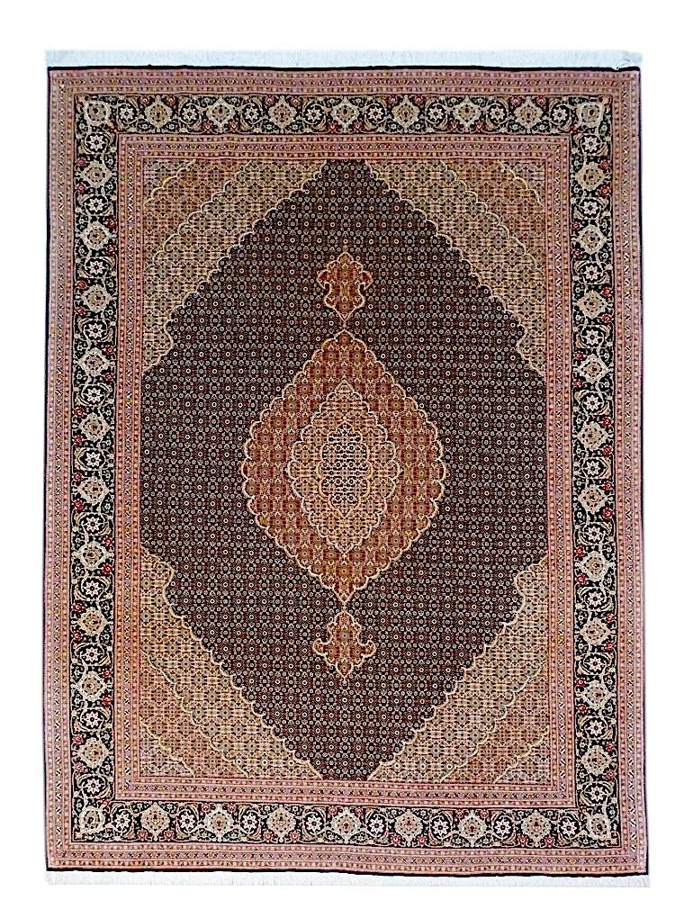 Täbriz Mahi 50 Rag com seda - Carpete - 292 cm - 201 cm #1.1