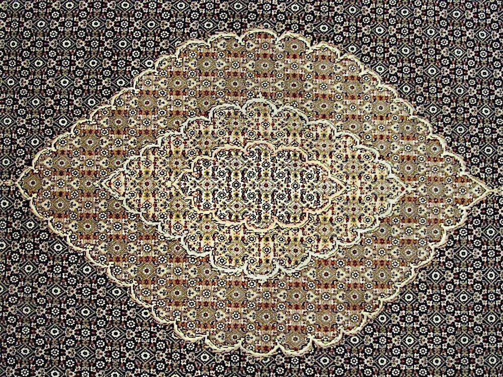 Täbriz Mahi 50 Rag com seda - Carpete - 292 cm - 201 cm #3.2