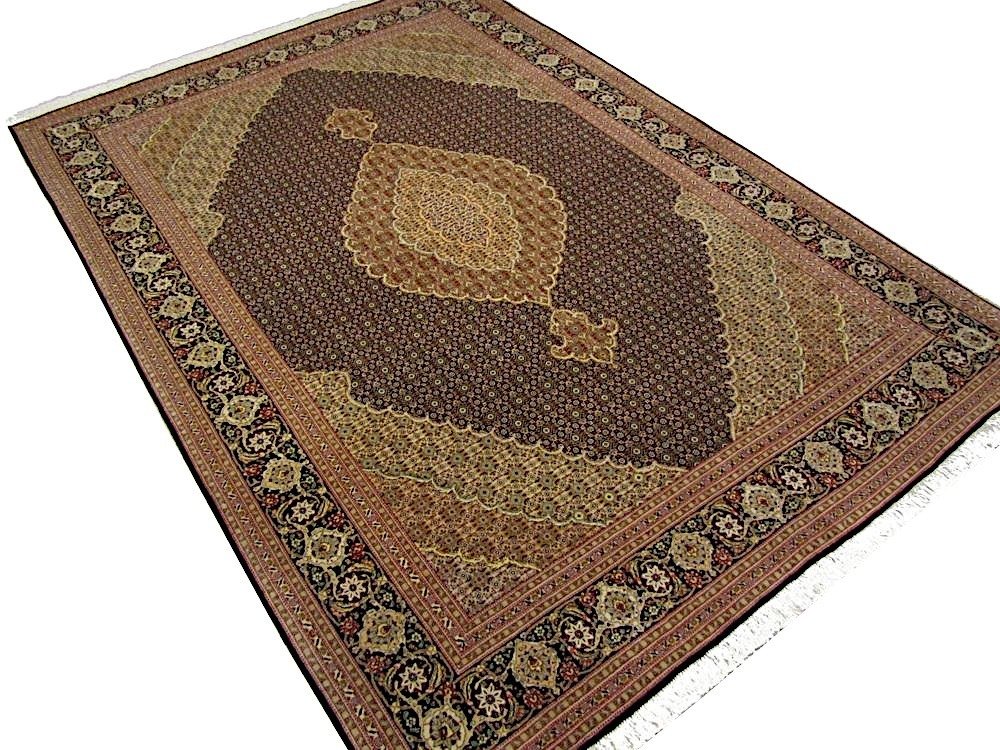 Täbriz Mahi 50 Rag com seda - Carpete - 292 cm - 201 cm #1.2