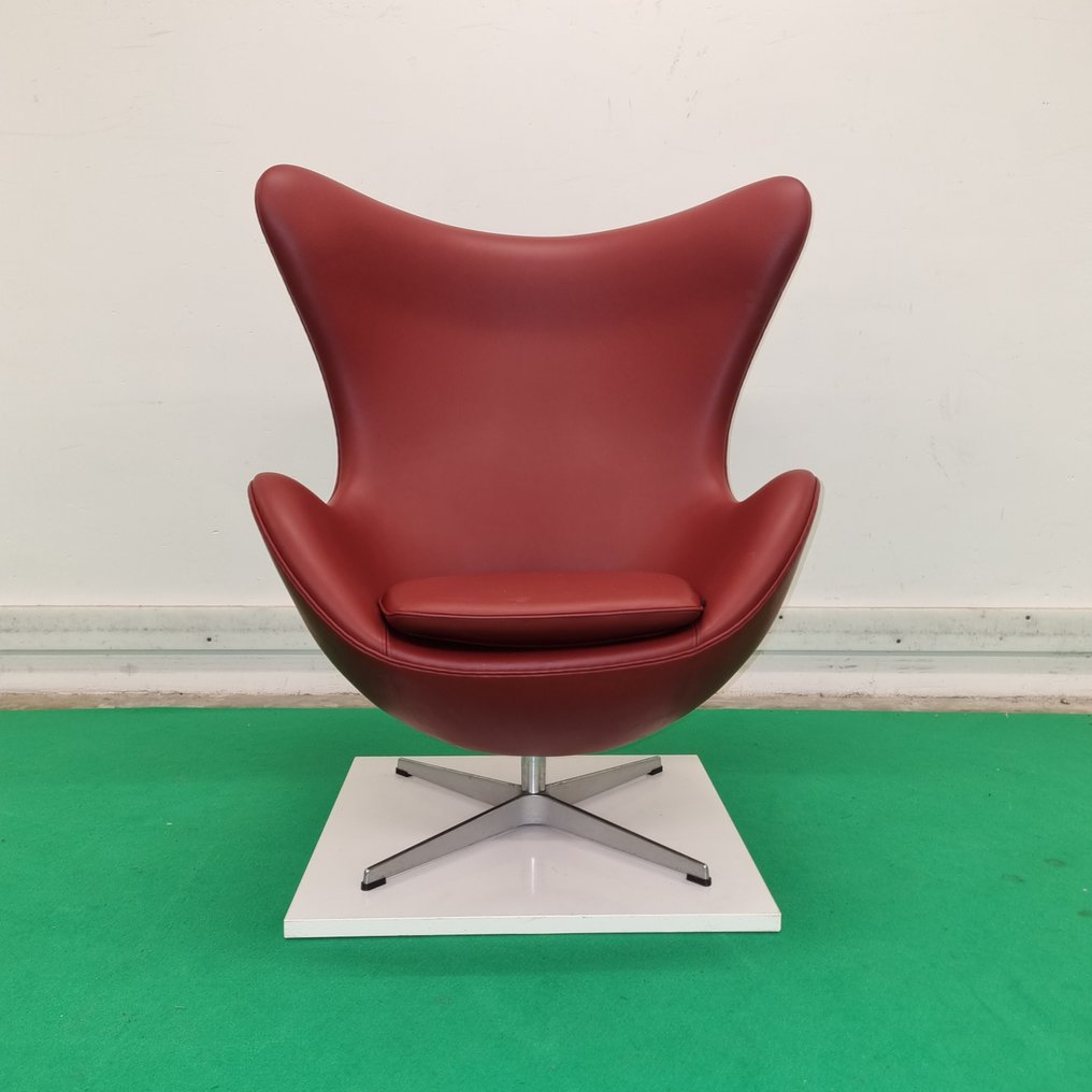 Fritz Hansen - Arne Jacobsen - 扶手椅 - Egg Chair - 皮革 #1.2