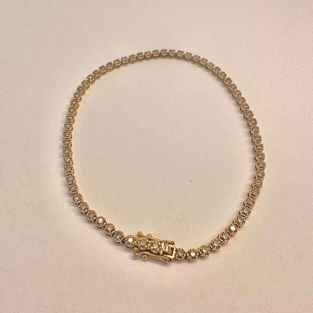 Armband - 18 kt Gult guld Diamant #2.1