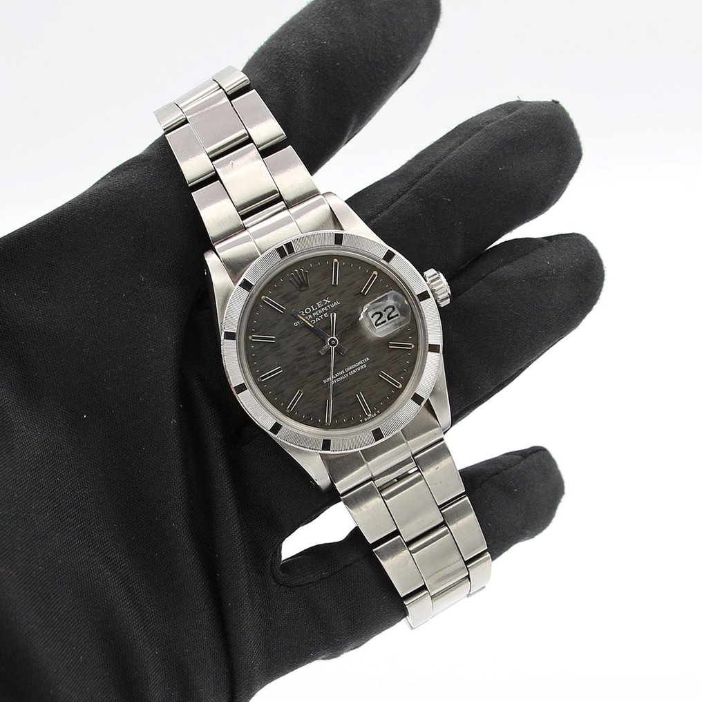 Rolex - Oyster Perpetual Date - Grey Mosaic Dial - 1501 - 中性 - 1970-1979 #1.2