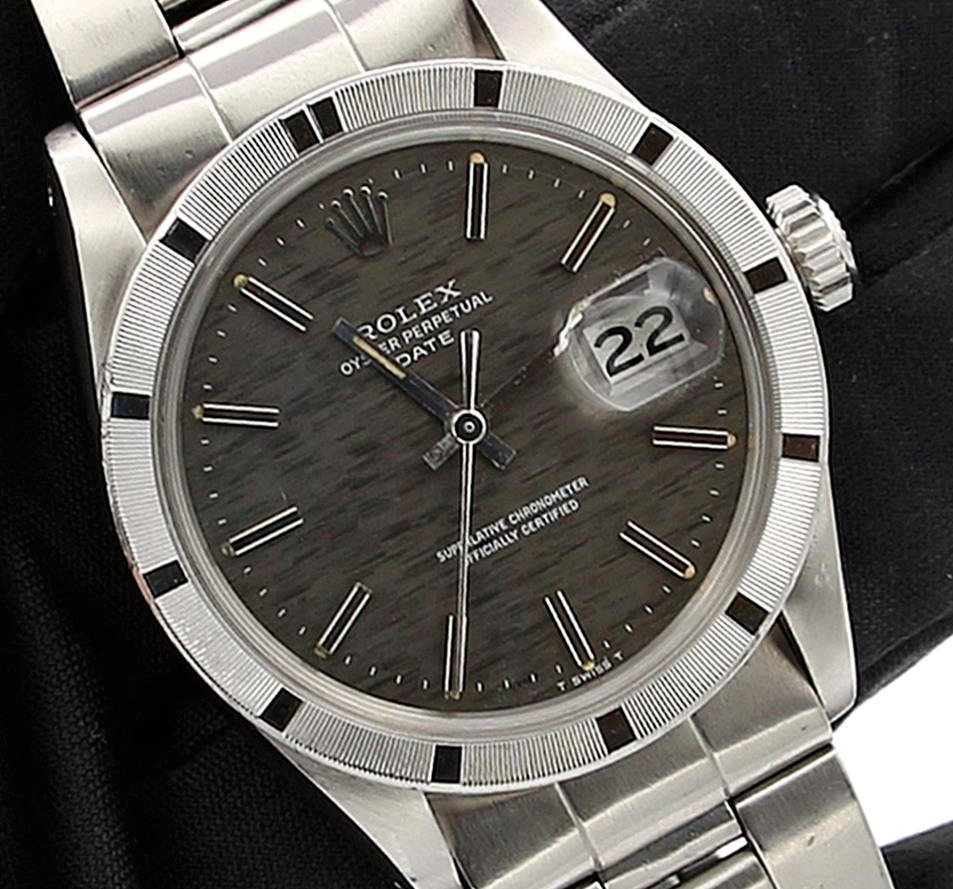 Rolex - Oyster Perpetual Date - Grey Mosaic Dial - 1501 - 中性 - 1970-1979 #1.1