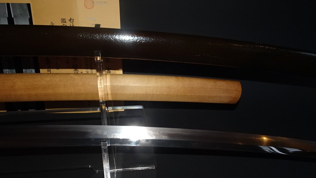 Katana - Χάλυβας - Amazing 2 Body test Katana Gold Inlay Seisosai Muneari NBTHK Tokubetsu Hozon - Ιαπωνία - 19th century #3.2