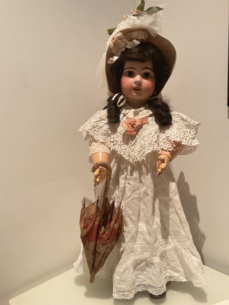 JUMEAU BEBE - tête au tampon rouge - Doll - 1890-1899 - France #1.2