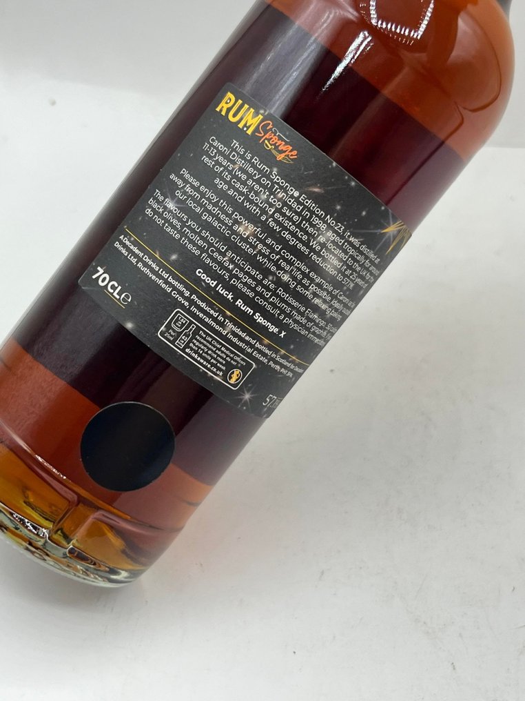 Caroni 1998 Rum Sponge - Early Landed - b. 2023 - 70 cl #4.3