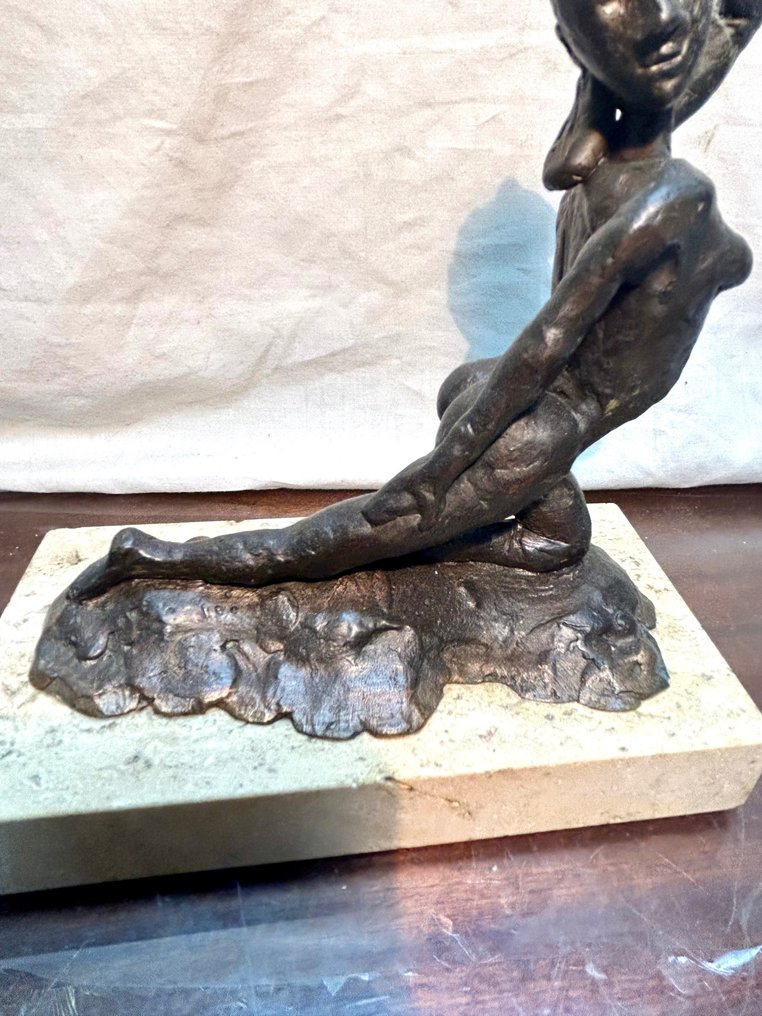 Fonderia Chiurazzi - Skulptur, Donna in posa - 17 cm - Bronse #3.1