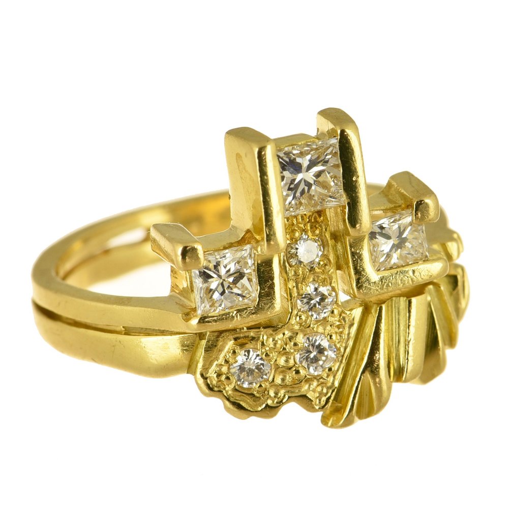 Gyűrű - 18 kt. Sárga arany #1.1