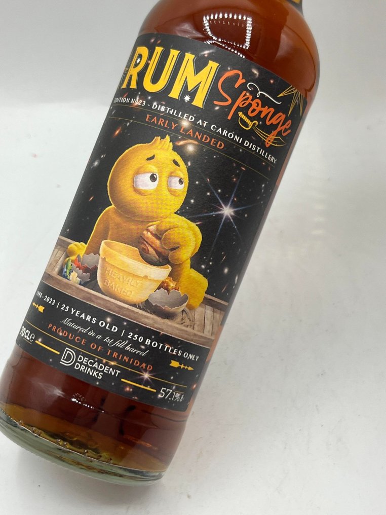 Caroni 1998 Rum Sponge - Early Landed - b. 2023 - 70 cl #1.0