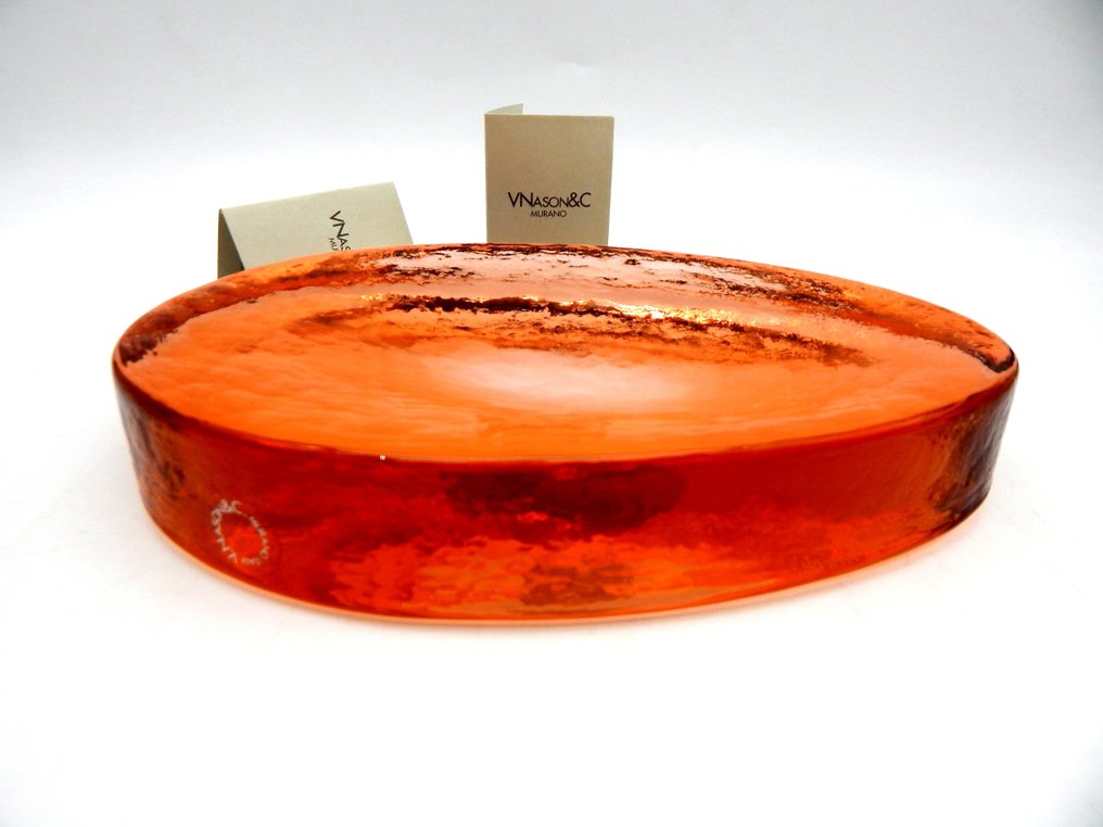 V.Nason&C. - 烟灰缸 - eklettika - 穆拉诺玻璃 - Grande Ambra #1.0
