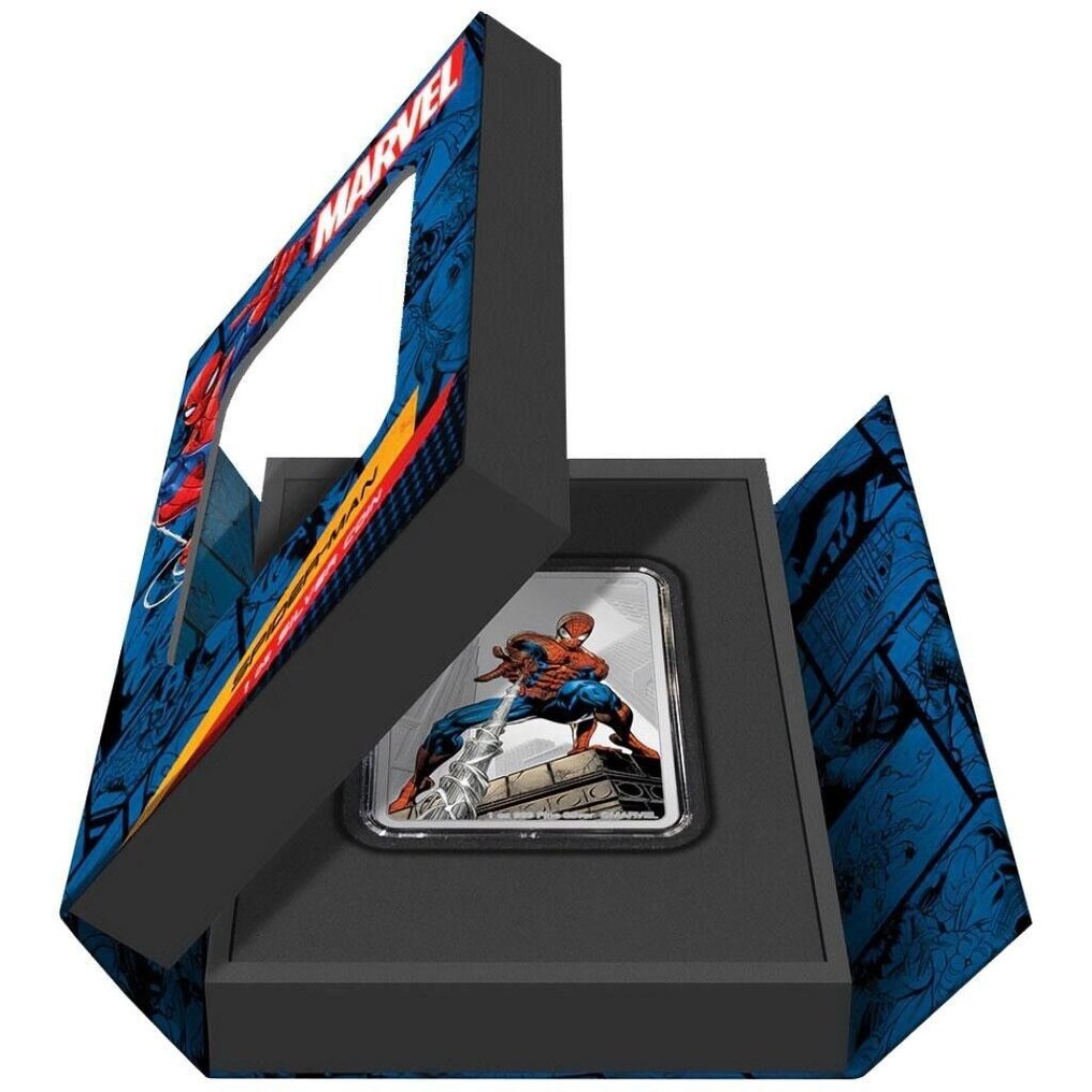 Niue. 2 Dollars 2023 Spiderman™ Marvel™, 1 Oz (.999) #3.2