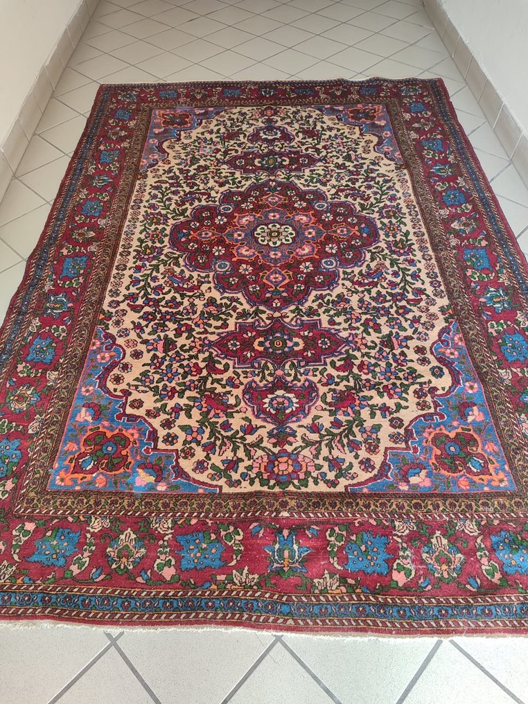 isfahan (Ahmad) persa antigo - Tapete - 210 cm - 143 cm #1.1