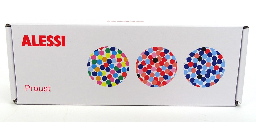 Alessi Proust Set of 3 Christmas Baubles 2.5