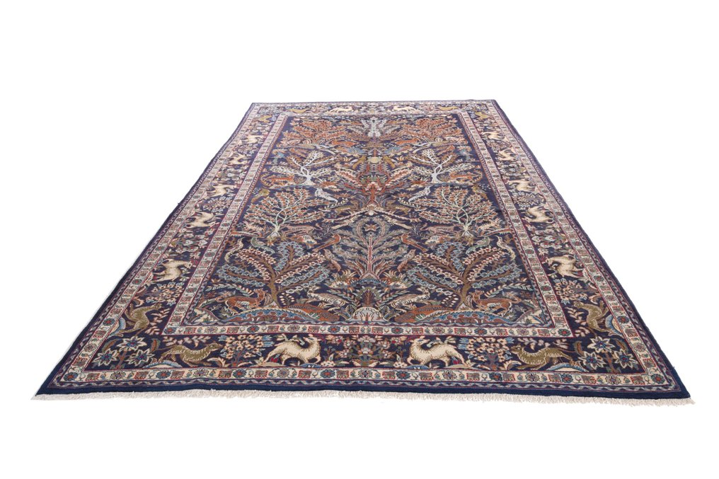 Isfahan Animal World unique - Carpet - 360 cm - 245 cm #3.1