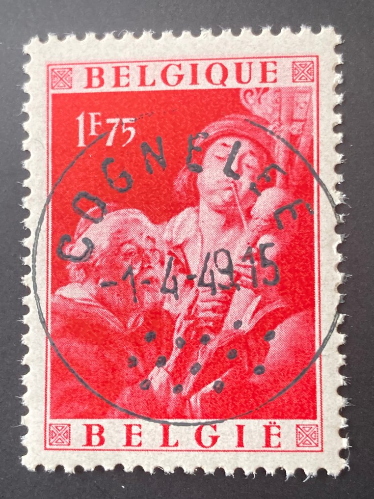 Belgia 1949 - GESTEMPELD: Jordaens/Van der Weyden - stempler fra blokker - OBP/COB 792/97 - GESTEMPELD #2.1