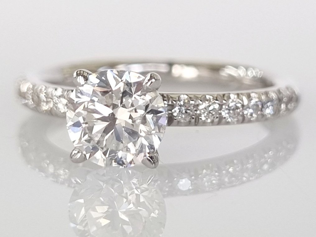14 karat Hvidguld - Ring - 1.44 ct Diamant #3.2