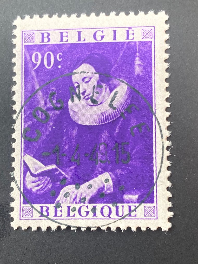 Belgia 1949 - GESTEMPELD: Jordaens/Van der Weyden - stempler fra blokker - OBP/COB 792/97 - GESTEMPELD #1.0
