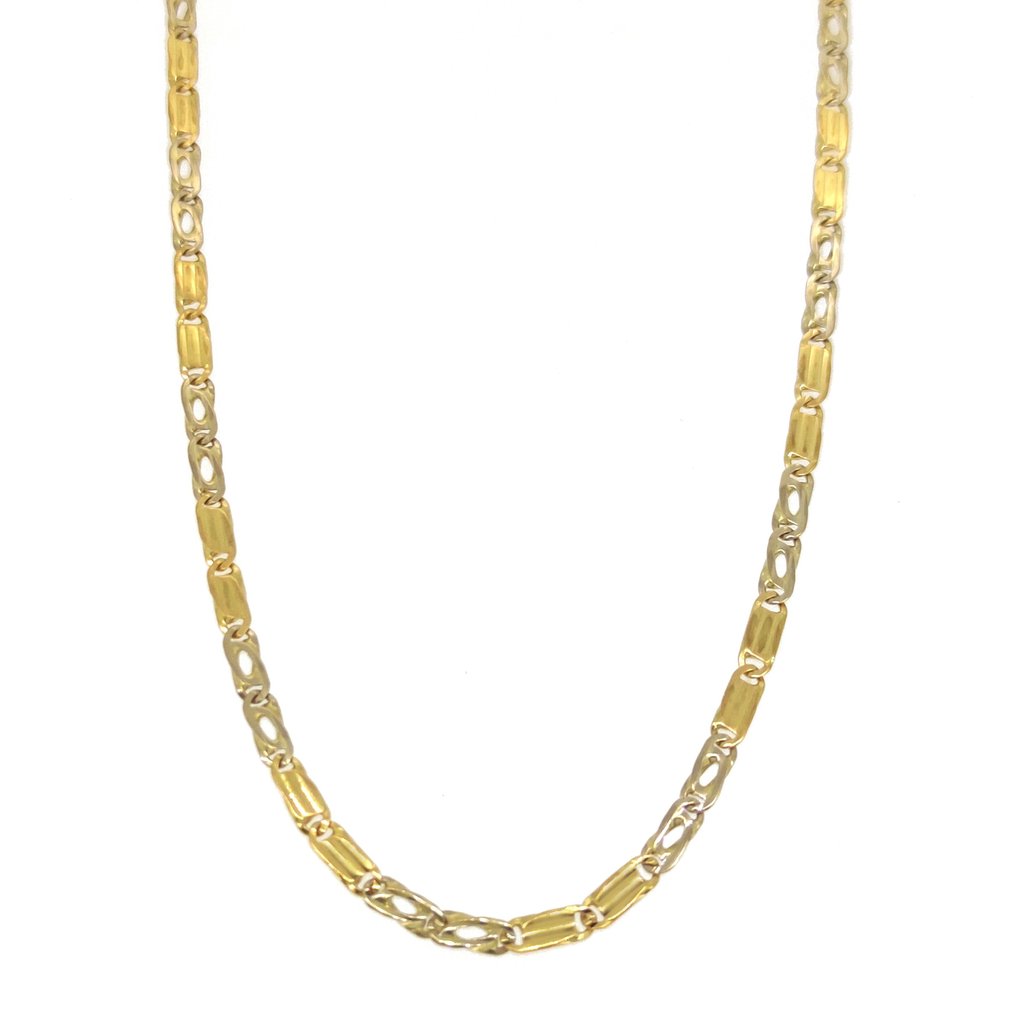 Halskette Gelbgold, Weißgold, 18 Karat  #2.1