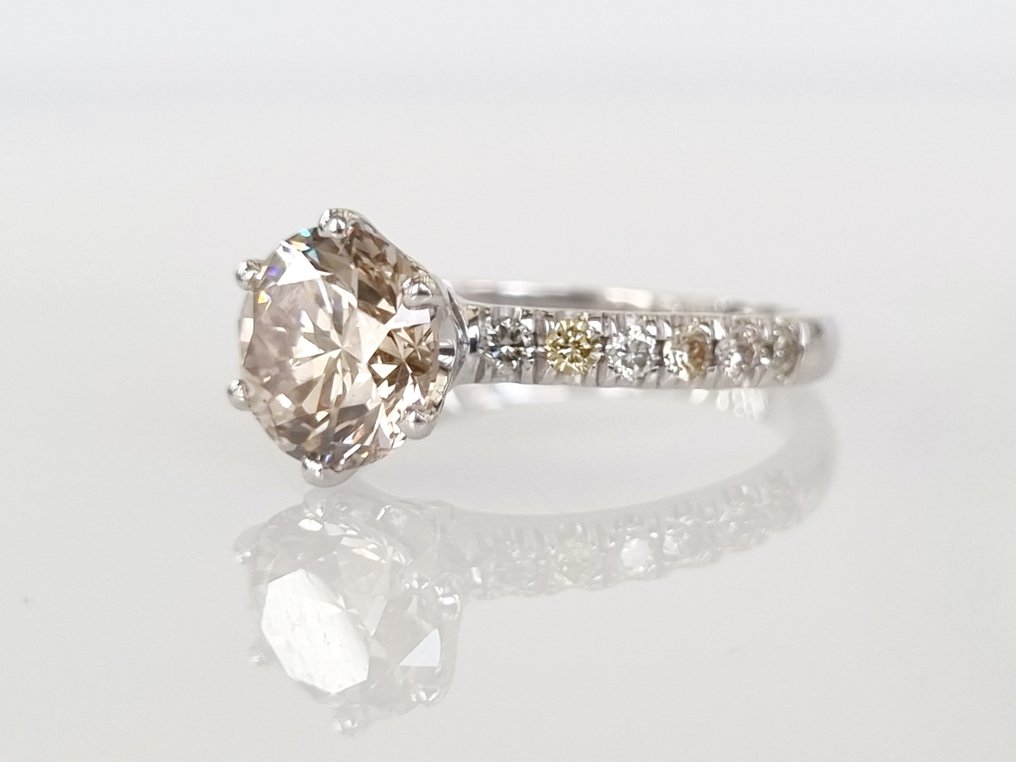 14 karaat Witgoud - Ring - 2.40 ct Diamant #3.2