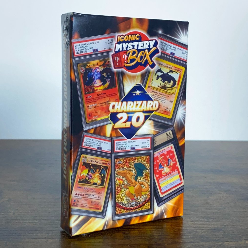 Iconic Mystery Box Charizard 2.0 Graded Card Box Pokémon Mystery