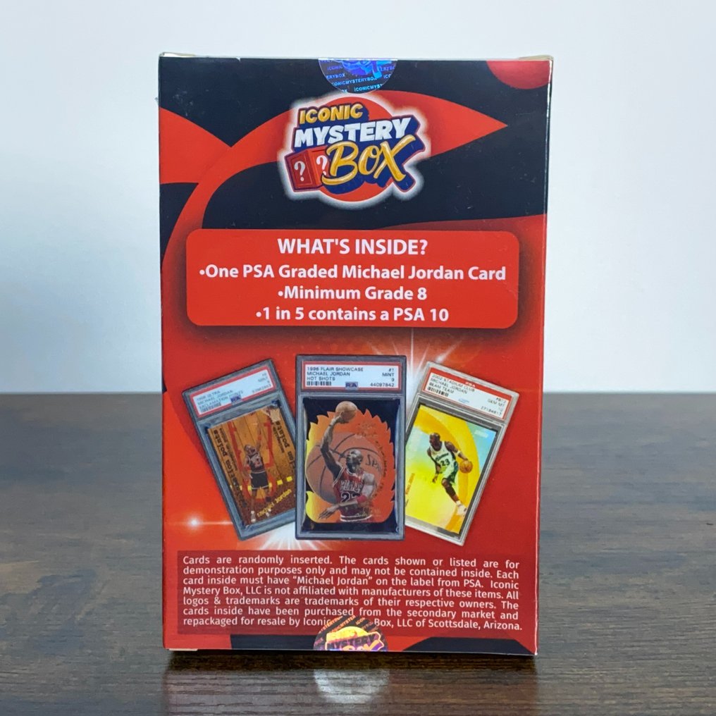 2023 - Iconic Mystery Box - Michael Jordan PSA Graded Card - 1 Mystery box #1.2