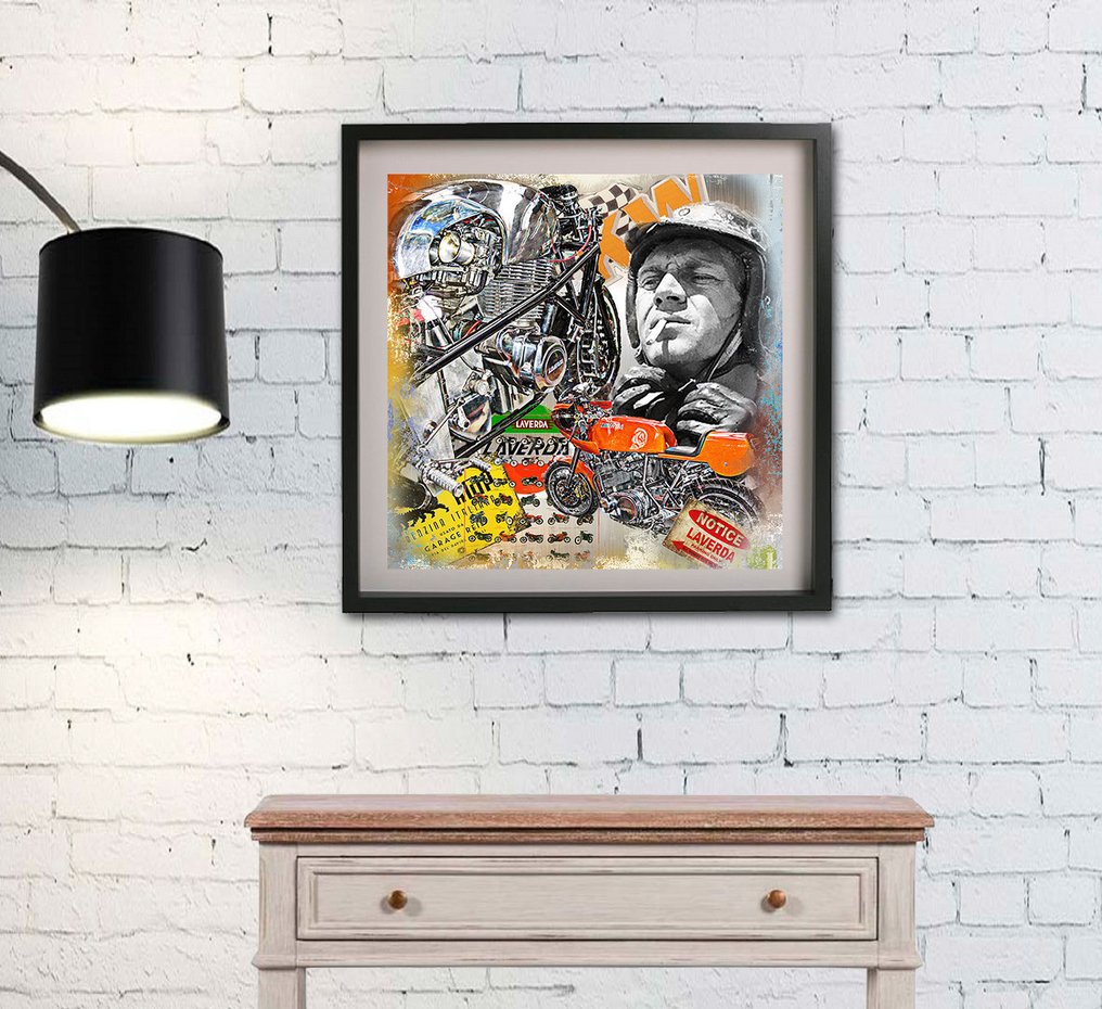 Luc Best - Steve McQueen "Laverda SFC Classic Bike" #1.0