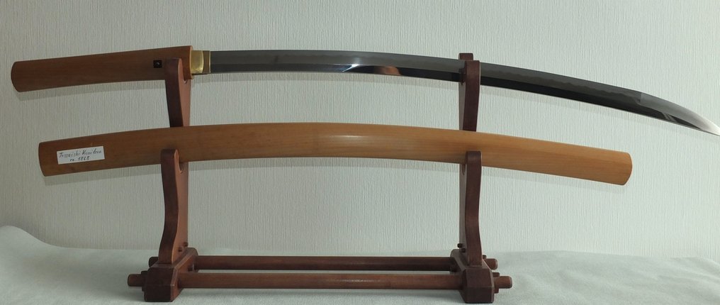 Katana (1) - Stahl - Tessuishi Kuniteru - Japan - 1868 #1.1