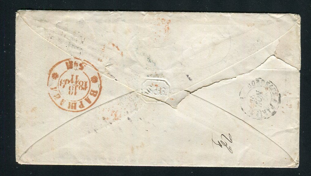 法國 1869 - 從波爾多到華沙的精美且罕見的信件，編號為 32 #2.2