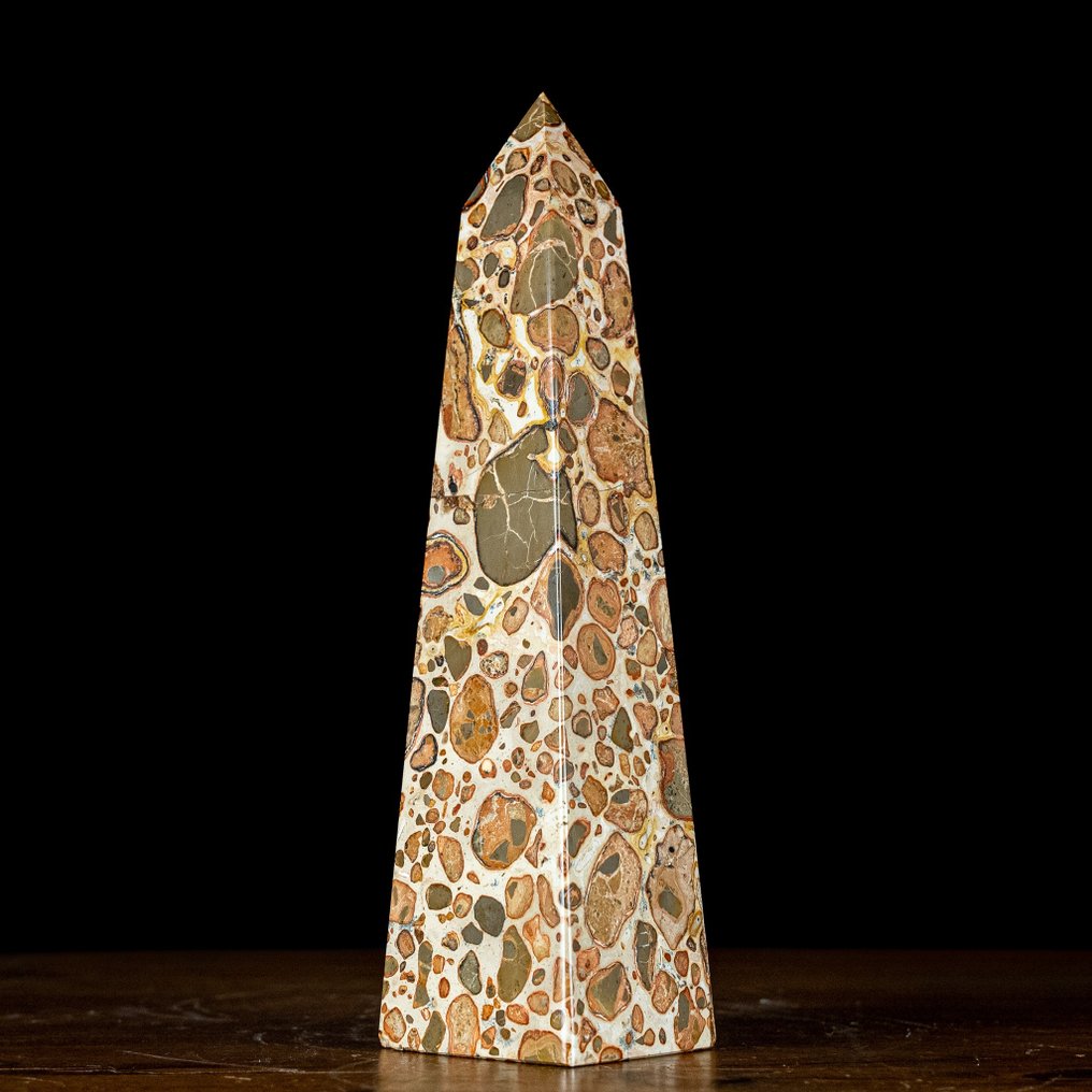 Jaspe Leopardo Natural Obelisco- 827.85 g #2.1