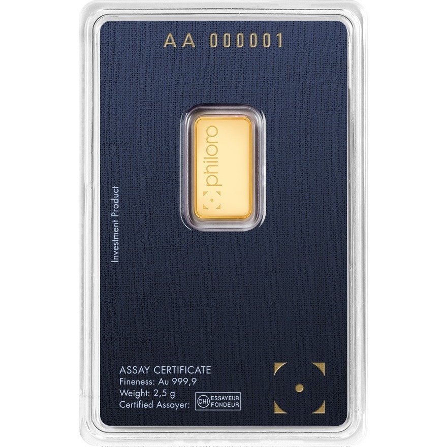 2.5 克 - 金 - philoro  (没有保留价) #1.0