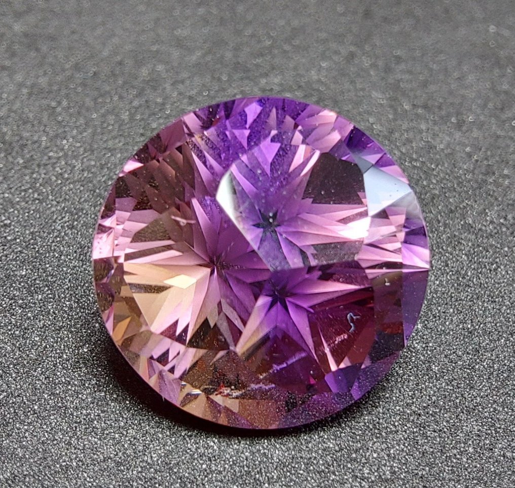 紫黄晶  - 10.91 ct - 西班牙宝石学院（IGE） #1.1