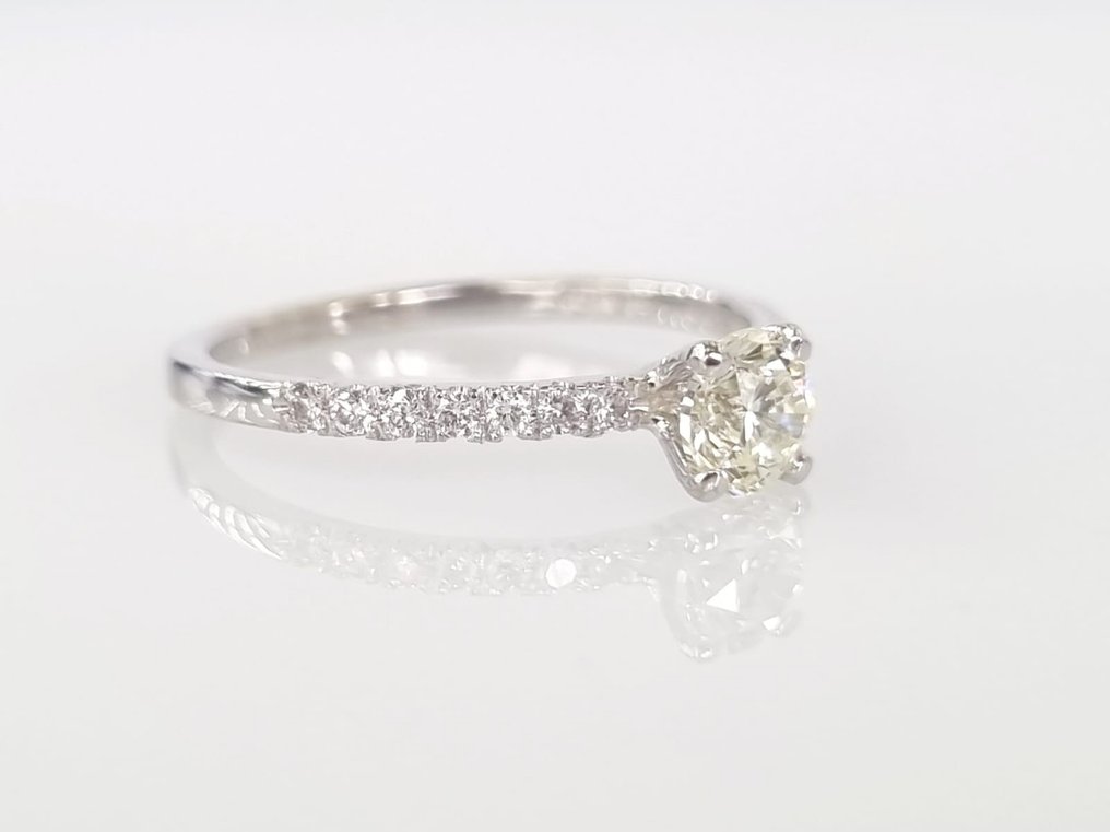 Anello di fidanzamento Diamante  (Naturale) - Diamante #2.2