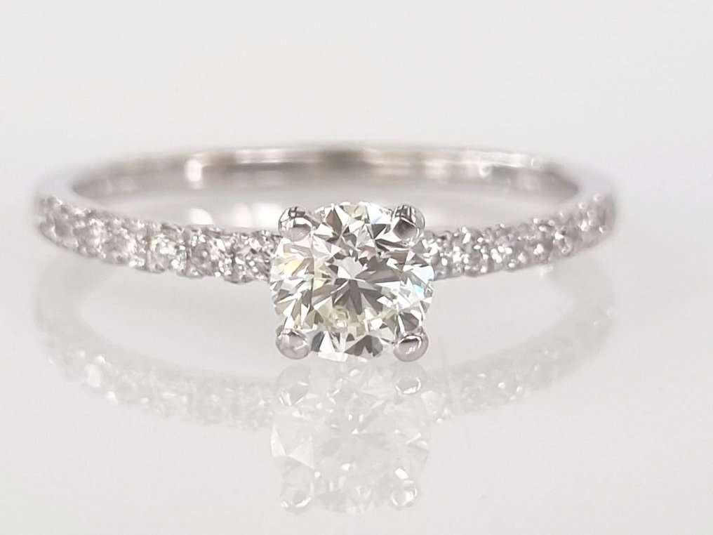 Anel de noivado Diamante  (Natural) - Diamante #1.1