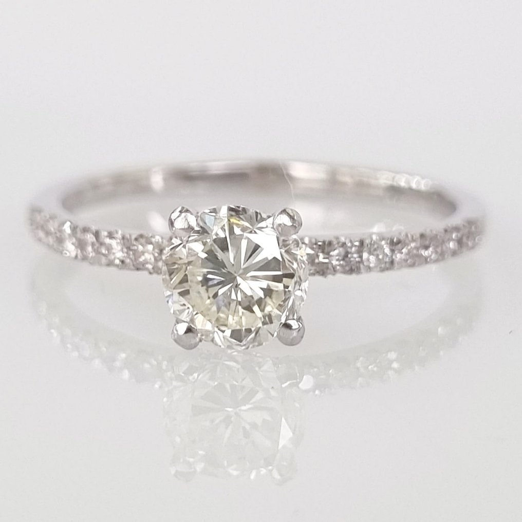 Bague de fiançailles -  0.85 tw. Diamant #1.1