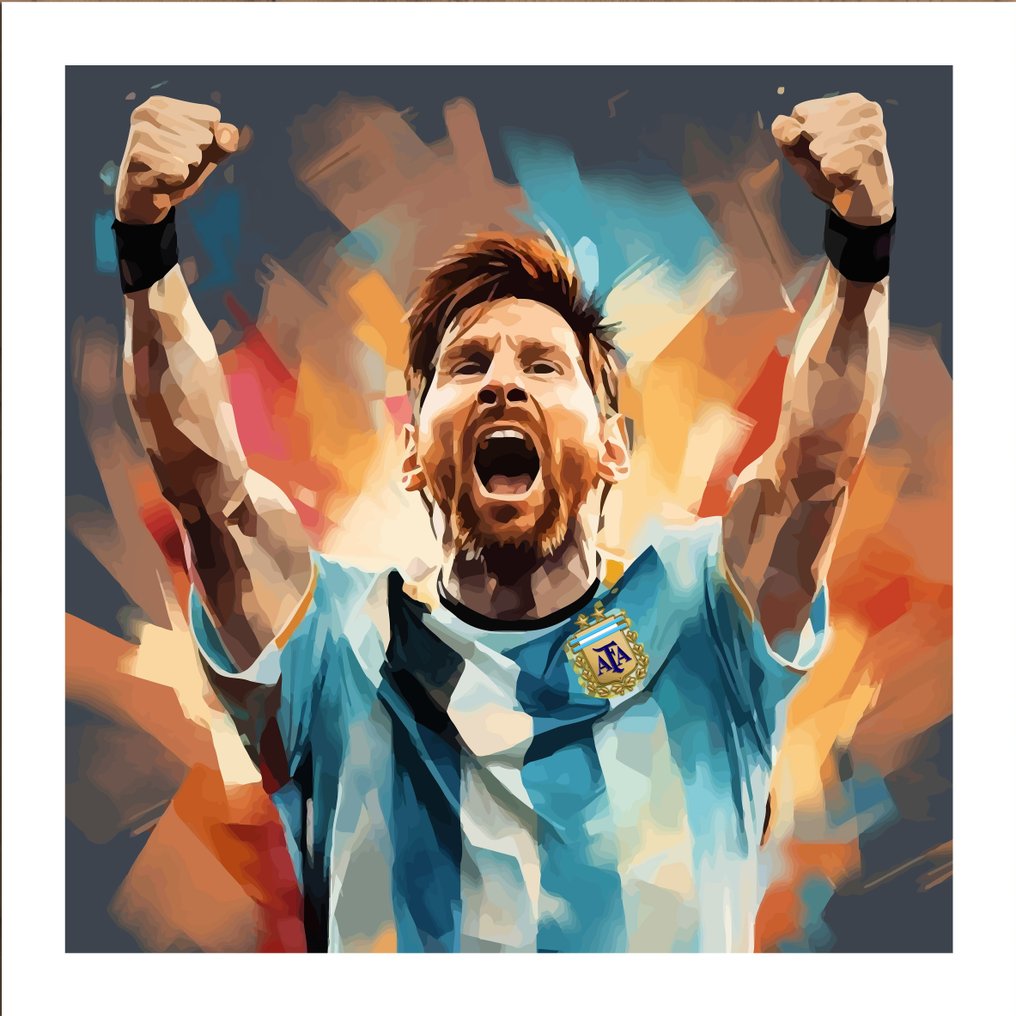 Artwork by Alberto Ricardo (XXI) - Lionel Messi. #1.1