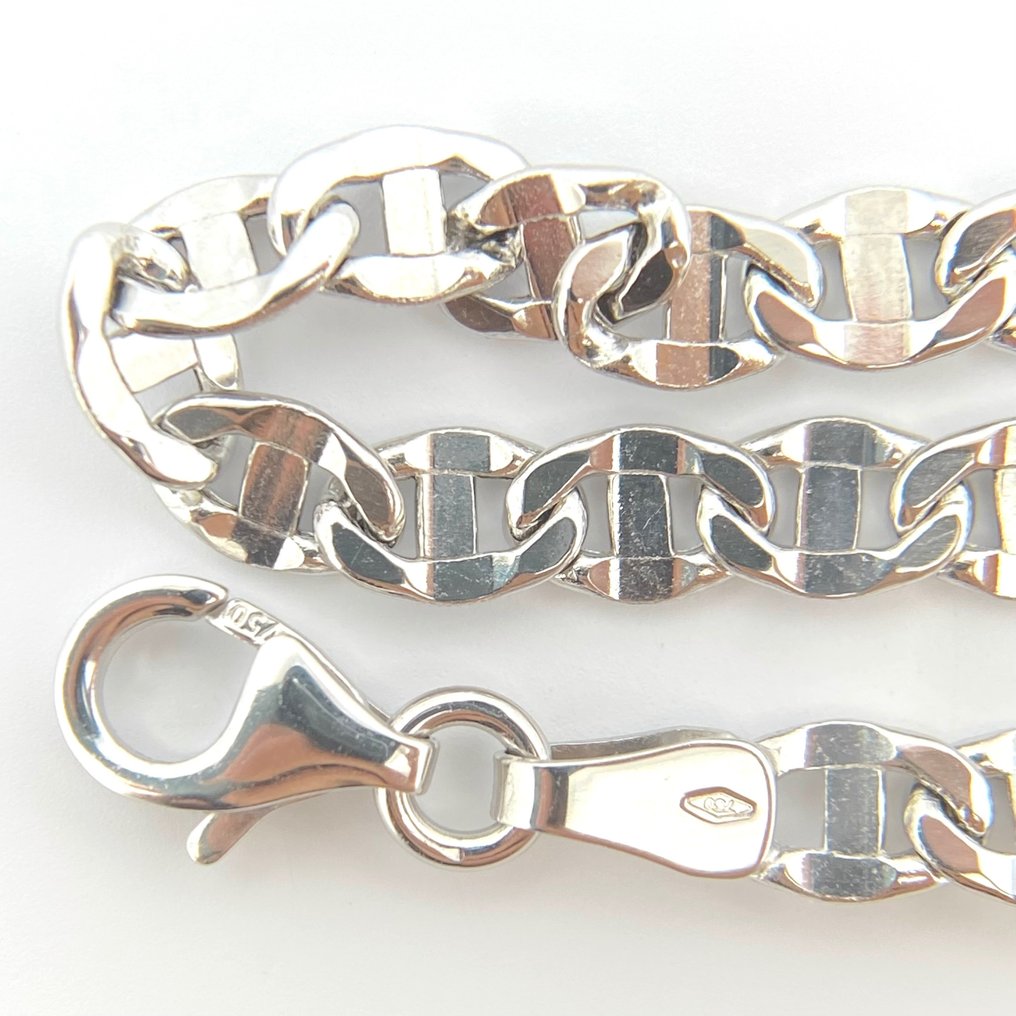 Handmade - Βραχιόλι - 3.5 g - 18 καράτια Λευκός χρυσός #4.3