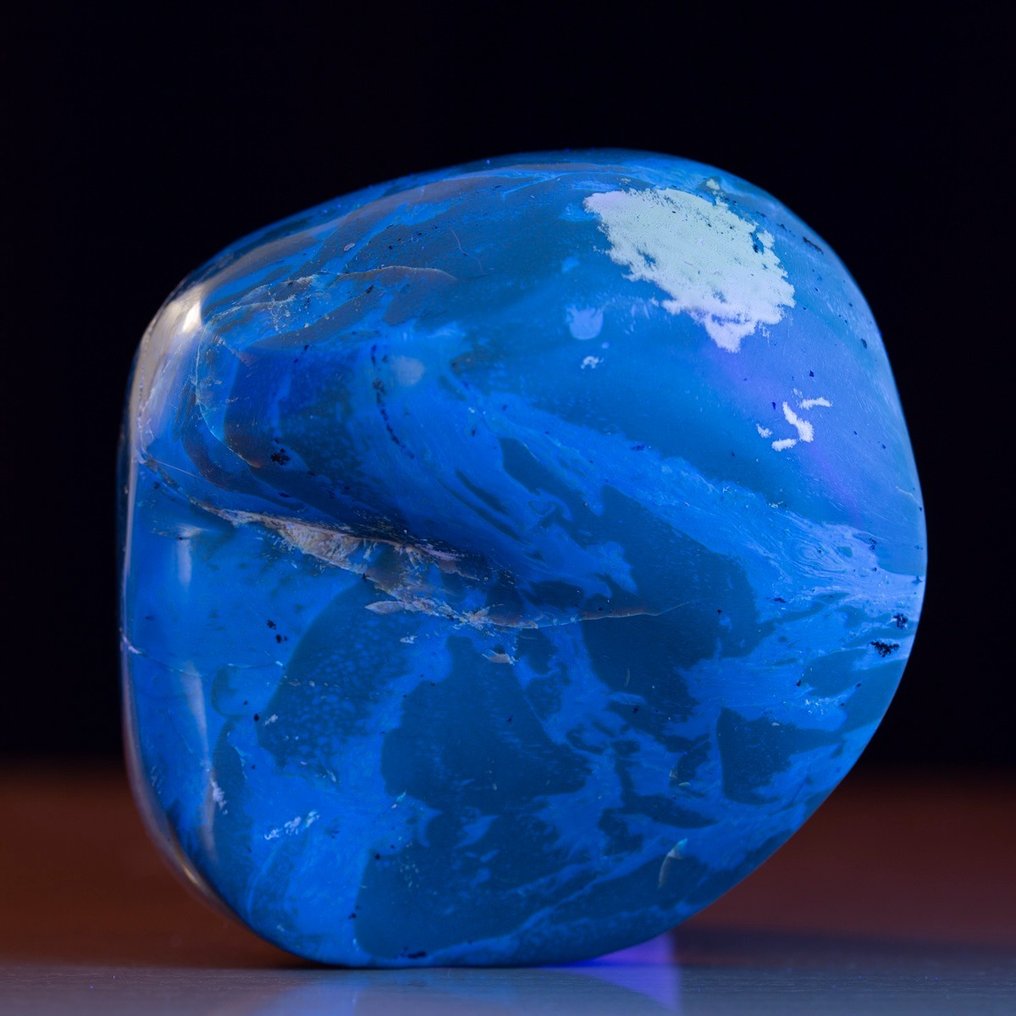 Specimen minunat - Chihlimbarul albastru de Sumatra - - Chihlimbar - 135 mm - 120 mm #1.2