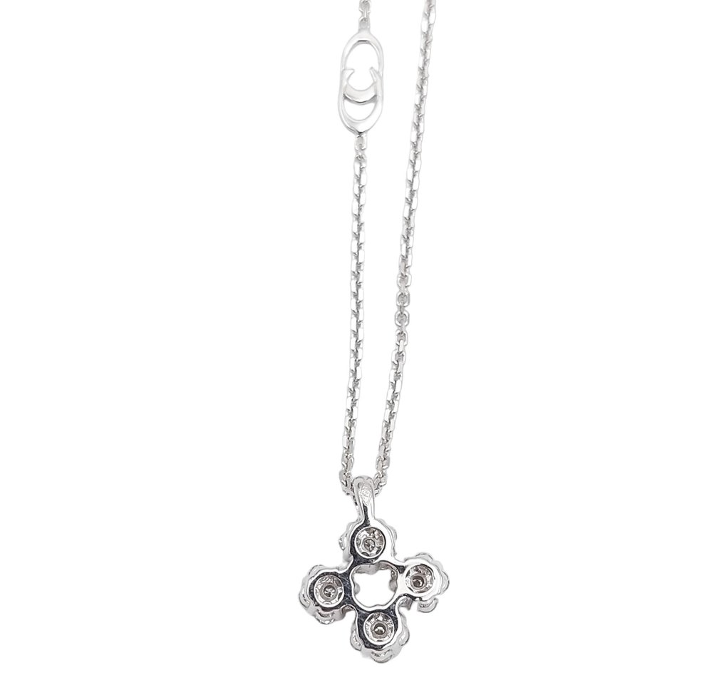 Chimento - 18 kt. White gold - Necklace with pendant - 0.24 ct Diamond #1.2