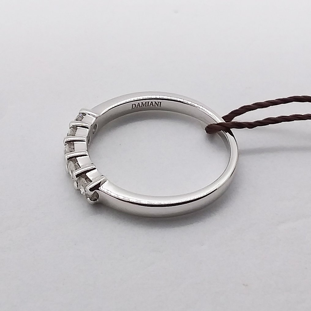 Damiani - Sormus - 18 kt. Valkokulta Timantti (Luonnollinen)  #2.1