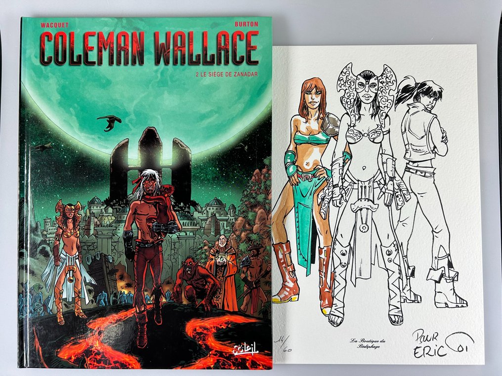 Coleman Wallace T2 - Le Siège de Zanadar + ex-libris - C - 1 Album - Primera edición - 2001 #1.1