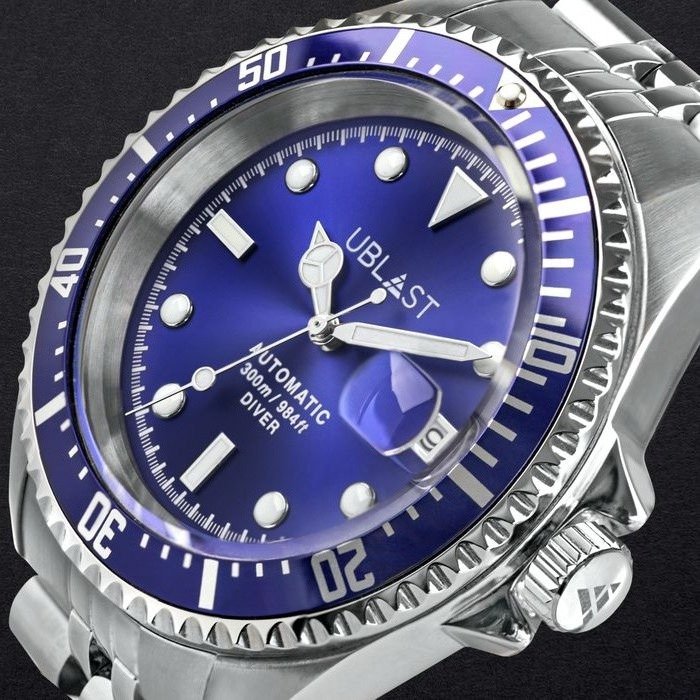 Ublast - Diver 30 ATM - UB3D4411BU - Jubilee Straps - Herre - 2025 #1.0