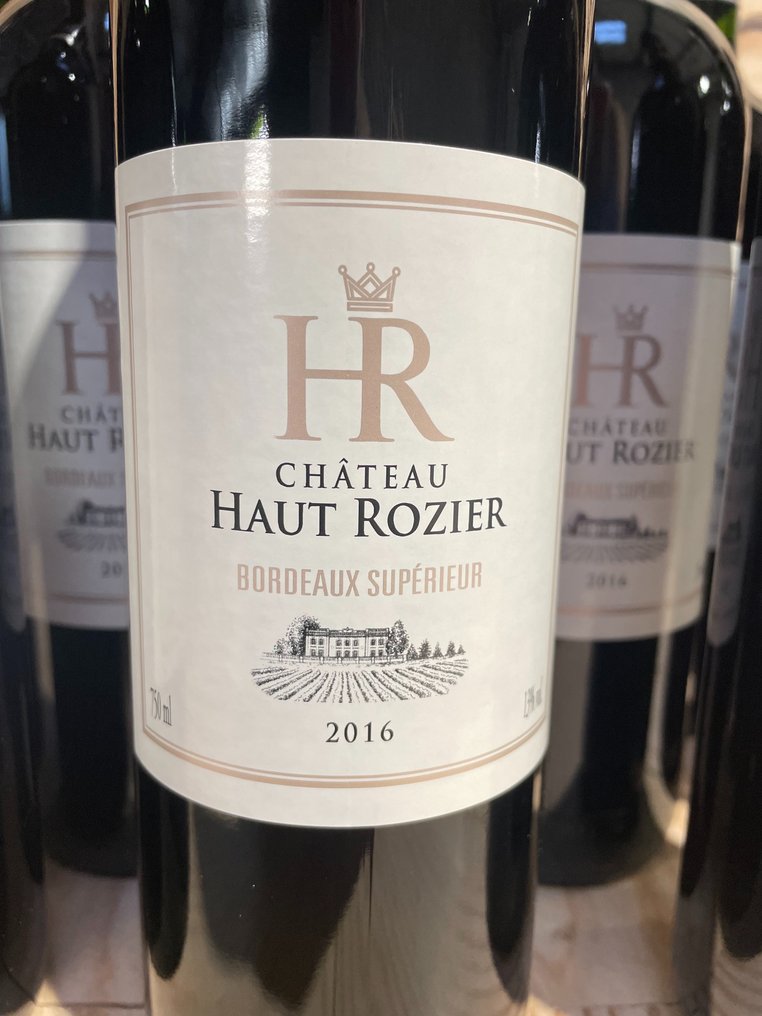 2016 Château Haut Rozier - Bordeaux - 12 Flasker (0,75 L) #3.2
