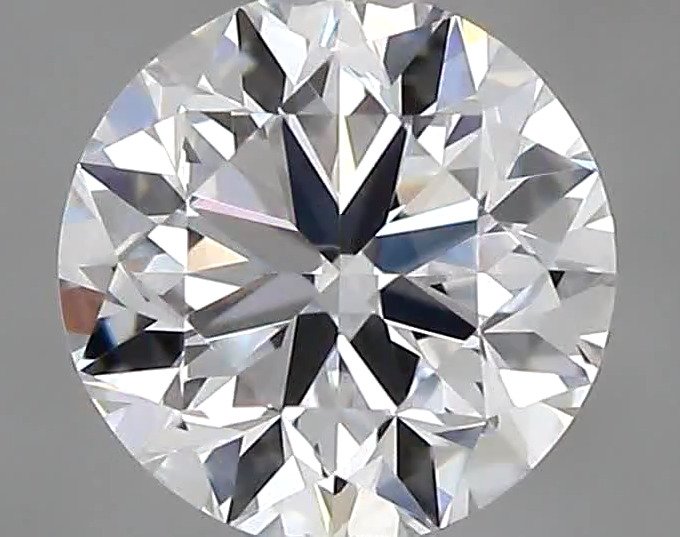 1 pcs Diament  (Naturalny)  - 0.40 ct - okrągły - D (bezbarwny) - IF - Gemological Institute of America (GIA) - *3EX* #1.1
