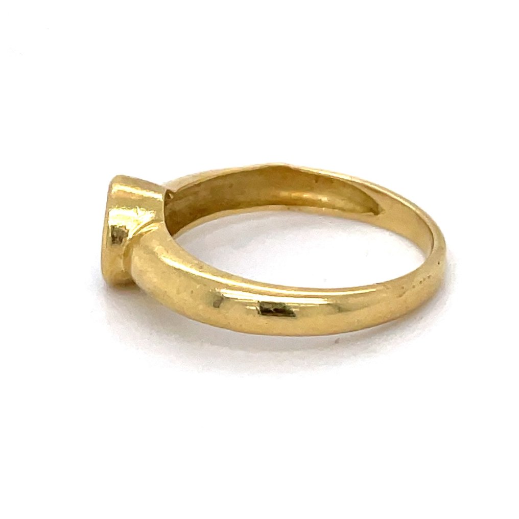 Gyűrű - 18 kt. Sárga arany Gyémánt  (Természetes) #2.1