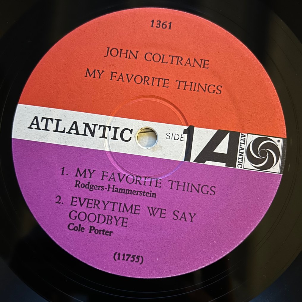 John Coltrane - My Favorite Things (1st mono pressing) - 單張黑膠唱片 - 第1單聲道按壓 - 1961 #2.1